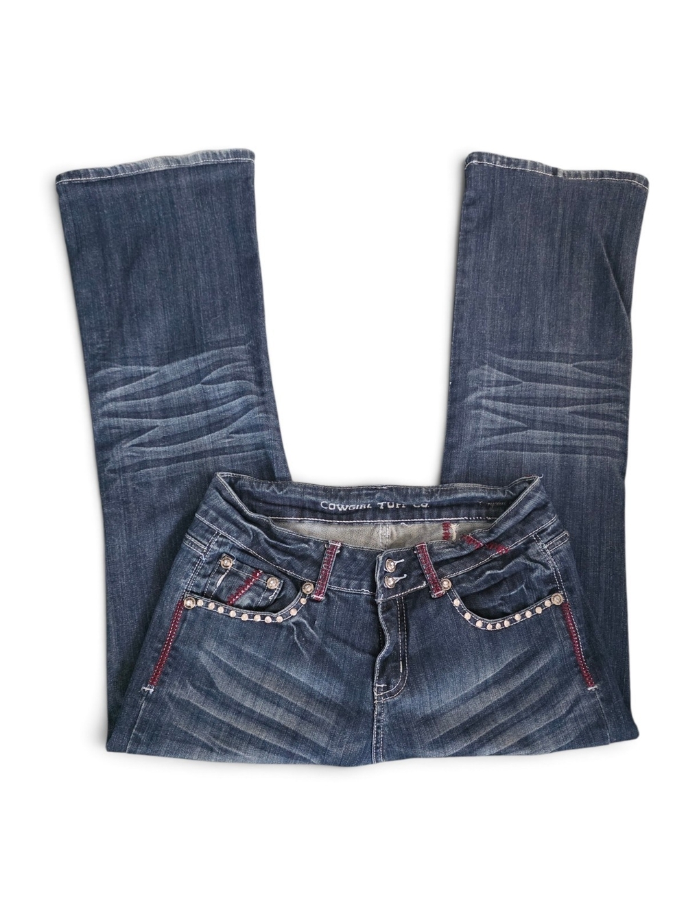 Cowgirl Tuff Women's Dark Blue Denim Jeans
